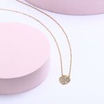 【MORELLATO】Talismani 不鏽鋼璀璨之心項鍊-金色 SAVZ13, , large
