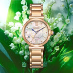 CITIZEN 星辰 L系列 May bells鈴蘭花女錶 EM1073-85Y, , large