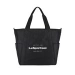 |快速出貨|Lesportsac LG REVERSIBLE PKT TOTE 大型雙面托特包 送禮-LOGO 永恆黑, , large