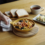 【CB JAPAN】copan 系列 IH爐輕量陶瓷漆不沾圓型烤盤, , large