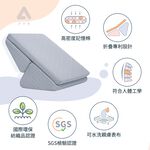 【日本旭川】人體工學多用途折折墊 募資百萬 靠墊 靠枕 和室椅-贈石墨烯毯被(款式隨機), , large