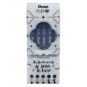 【 Pentel 飛龍 】POINTLINER代針筆5入套裝組 /套   -  多款可選