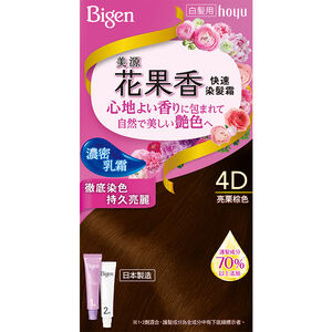 美源花果香染髮霜-亮栗棕色