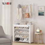 SHCJ 落地型一體組合衣帽鞋架 含布套【四款可選】玄關鞋架 組合鞋櫃 掛勾鞋架, , large