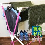 GS MALL 台灣製造 X型折疊曬衣架  X型折疊架 棉被架 毛巾架 曬衣架 收納架 衣櫥架 晾曬架 置物架  X型架, , large