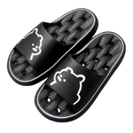 [e shoe store] Jiajia drainage slippers bathroom slippers purple 24.5CM, , large