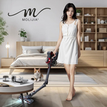 【MOLIJIA】M181 Automatic AI Sensing Handheld Cordless Vacuum Cleaner - Grayish Red, , large