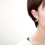 【Angel & Me】可愛 吉娃娃 小狗 s925 純銀 單鑽 耳環 耳夾 情人節 聖誕節 禮物, , large
