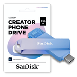 【SanDisk】Creator Phone Drive 256G 旋轉 OTG USB 3.2 蘋果 Type-C 隨身碟, , large