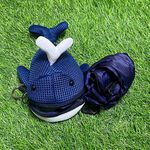 【可愛造型 可機洗 透氣抗菌】鯨魚 鑰匙包 零錢包 吊飾 鑰匙圈吊飾 禮物 交換禮物 包包吊飾【加贈購物袋顏色隨機】, , large