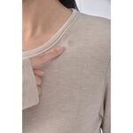 (S) uniqlo質感棕色長袖上衣二手衣, , large