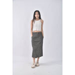 (S) 欣合身灰色長裙二手衣, , large