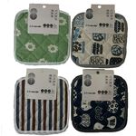 【厚實防燙｜鍋墊｜耐熱不燙手 超值2入組】日式拼布隔熱墊2入 隔熱墊 鍋墊 廚房隔熱墊 餐墊 杯墊, , large