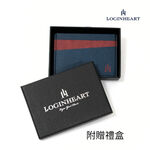 [LOGINHEART]免取卡正面感應卡夾 海軍藍紅 可客製 悠遊卡/信用卡/各類卡片 直接感應不受其他卡片干擾, , large