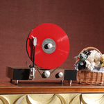 [JunYu] Gramovox Upright bluetooth vinyl record player/walnut classic model, , large