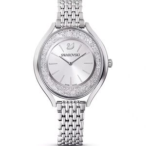 SWAROVSKI 施華洛世奇 Crystalline Aura 奢華水晶女錶 手錶-35.5mm(5519462)
