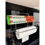 [Beargood sticker] Napkin & Cling Wrap Rack (304 Stainless Steel), , large