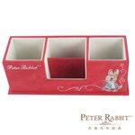 【世豐】Peter Rabbit比得兔仿麂皮電繡置物盒(紅), , large