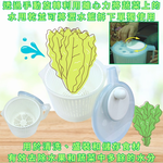 金德恩 GS MALL 台灣製造 蔬菜脫水器 蔬菜瀝水器 沙拉脫水器 沙拉甩乾器 生菜除水器 瀝水網 蔬菜清洗 瀝水器, , large