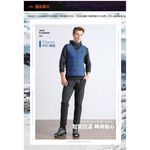 TECTOP探拓戶外【80249男款溫控智慧羽絨背心】【鐵藍色】寒流必備, , large