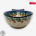 【SOLO Vintage】CA Polish Pottery 16cm Fish Bowl Sauce Plate Jewelry Plate Chopstick Rack Red Princess Series, , large