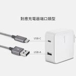 Moshi USB-A  to Lightning 充電線 傳輸線（3m）iPhone充電線 MFI 束線帶, , large