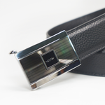 [Top layer cowhide] Automatic buckle genuine leather gentleman belt T3, , large