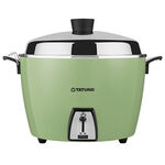 TATUNG 10-Cup Green Electric Cooker TAC-10L-DG, , large
