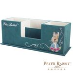 【世豐】Peter Rabbit比得兔仿麂皮電繡置物盒-綠, , large