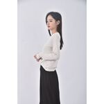 (S) 杏色長袖上衣二手衣, , large