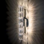 【H&R安室家】 10*47cm大LED米歇爾水晶壁燈 ZA0229, , large