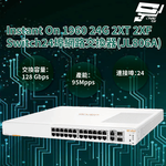 昌運監視器Aruba HPE Instant On 1960 24G 2XT 2XF 24埠網路交換器(JL806A), , large