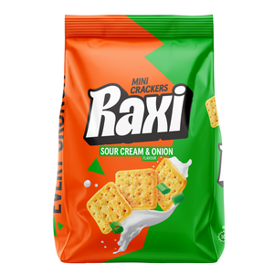 RAXI Mini Sour Cream Onion Crackers