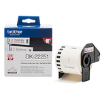 【 BROTHER】兄弟牌  紅黑雙色 62mm*15.24M 連續標籤帶 / 盒 DK-22251, , large