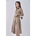 (S) dx2質感風衣棕色外套二手衣, , large