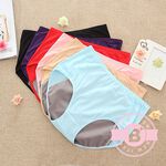【B+大尺碼專家】素色 生理褲-粉/紅/膚/黑/紫/水藍-0303061, , large