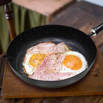 清水輕生活平底鐵鍋30CM, , large