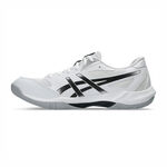 Asics Gel-rocket 12 男女 排球鞋 羽球鞋 穩定 包覆 回彈 白 黑 [1073A080-101], , large