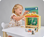 【Mentari】Wooden Tabletop Theatre, , large