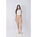 (M) initial高腰寬鬆杏色長褲二手衣, , large