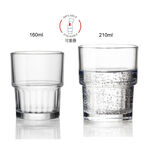 Bormioli Rocco 可堆疊 可疊式強化水杯 Lyon系列 210ml金益合玻璃器皿, , large