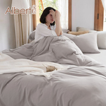 【Albert家居】素色親膚棉 床包被套組 加大6尺(多色任選/6x6.2尺/台灣製造), , large