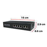 昌運監視器 HBS-4GE-2GES 4埠 1000M GE PoE 網路交換機 交換器(以PSW-042GE-AI替代出貨), , large