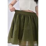 (M) ob style簡約綠色短裙二手衣, , large