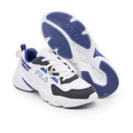 Kixpress-Fila Hidden Tape 10 女 運動休閒鞋 老爹鞋 復古鞋 舒適 白 藍紫 [5-C329Z-199], , large