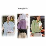 【A&R】十字風格雙面2色用真皮皮帶  白色+黑色, , large