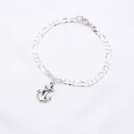 【Angel & Me】定情 繩結 船錨 (大) s925純銀手鍊 腳鍊 生日禮物, , large