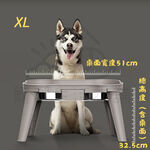 【寵愛生活本舖】寵物不鏽鋼雙碗高腳餐桌（三種尺寸）寵物餐桌, , large