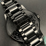 [星晴錶業]WAKMANN手錶,44mm,WA00028黑色錶面黑錶殼深黑色精鋼錶帶款, , large