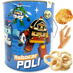 [Cartoon Collaboration] KAKA - Poli Rescue Hero Shrimp and Three Delicacies Paint Bucket, , large